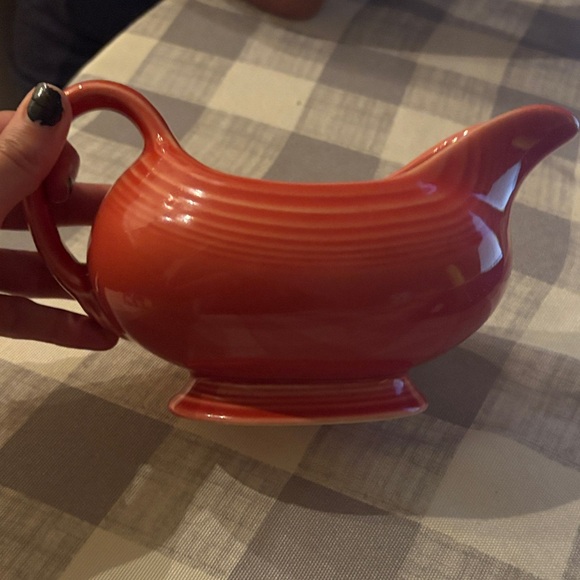 Fiestaware Persimmon Orange Gravy Sauce Boat - Picture 1 of 2